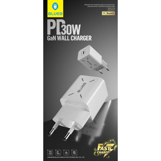 PD 30W GaN USB-C Fast Wall Charger